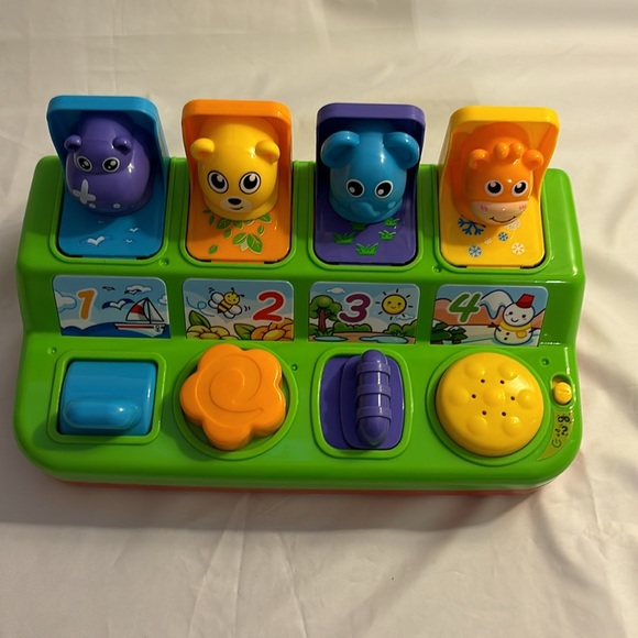 Pop-Up Animals Toy for developmental learning. 9-18 months. NEW - Picture 2 of 5